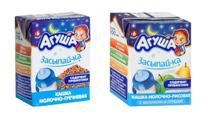 Детское питание Агуша "Засыпайка": все о продукции
